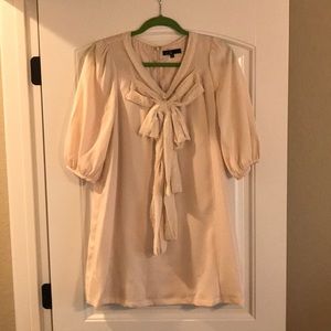 C Luce - Cream Dress with bow